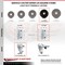 Service Caster 5 Inch Phenolic Wheel Swivel 7/8 Inch Square Stem Caster Set with Brake SCC SCC-SQ20S514-PHS-TLB-78-4 - alternate 1